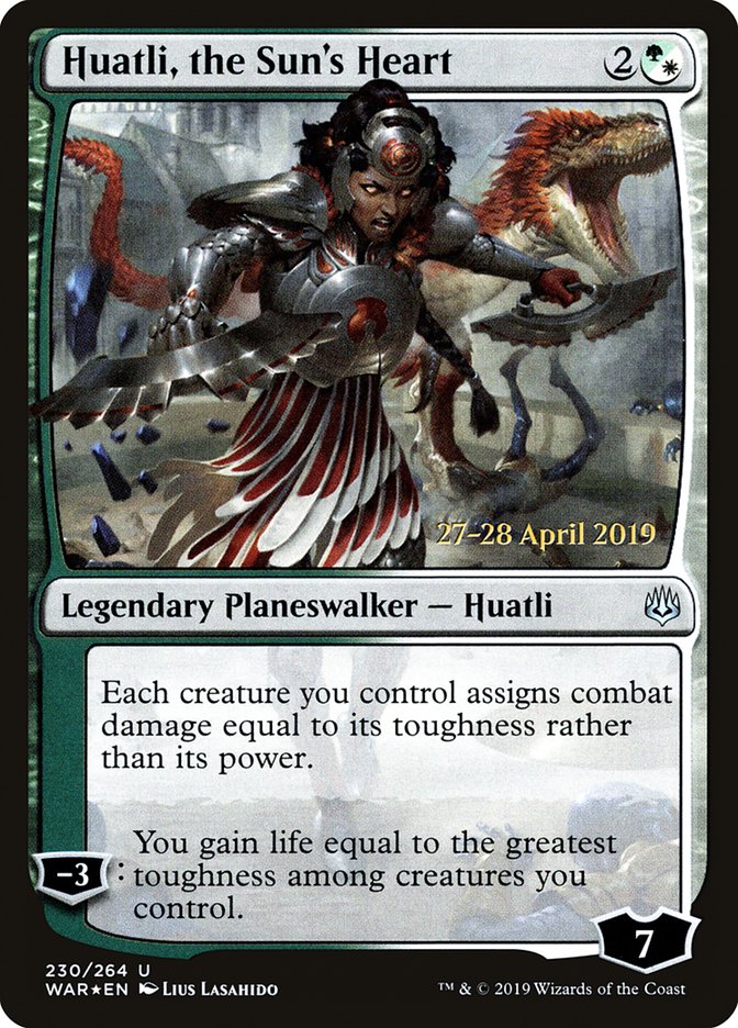 Huatli, the Sun's Heart  [War of the Spark Prerelease Promos] | Sanctuary Gaming