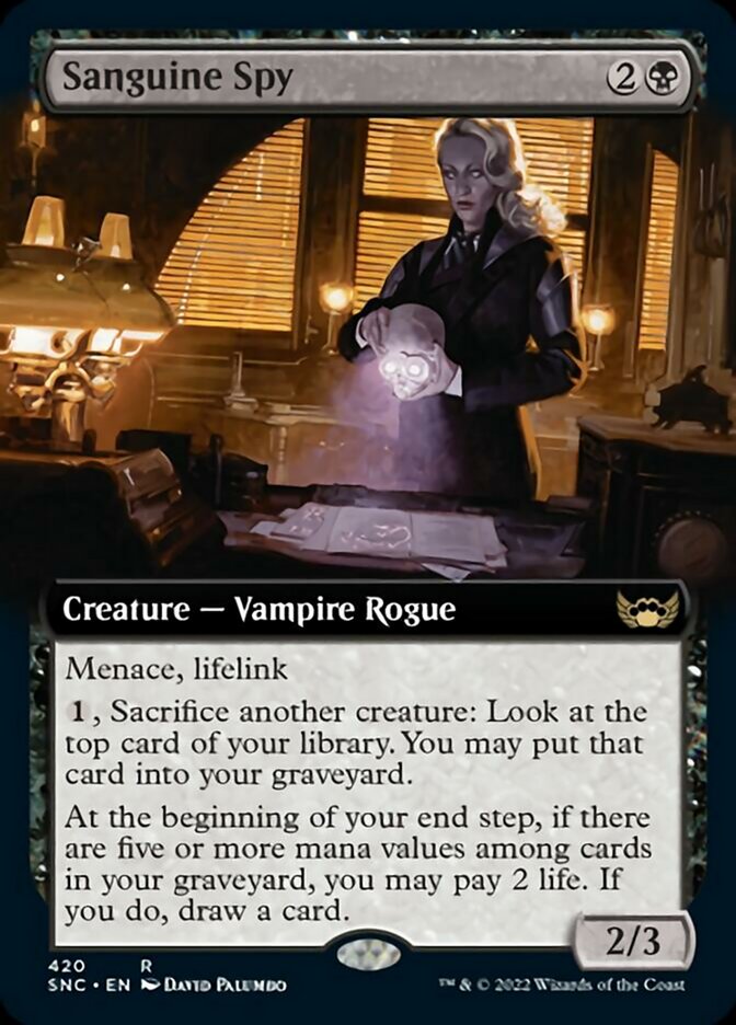 Sanguine Spy (Extended Art) [Streets of New Capenna] | Sanctuary Gaming