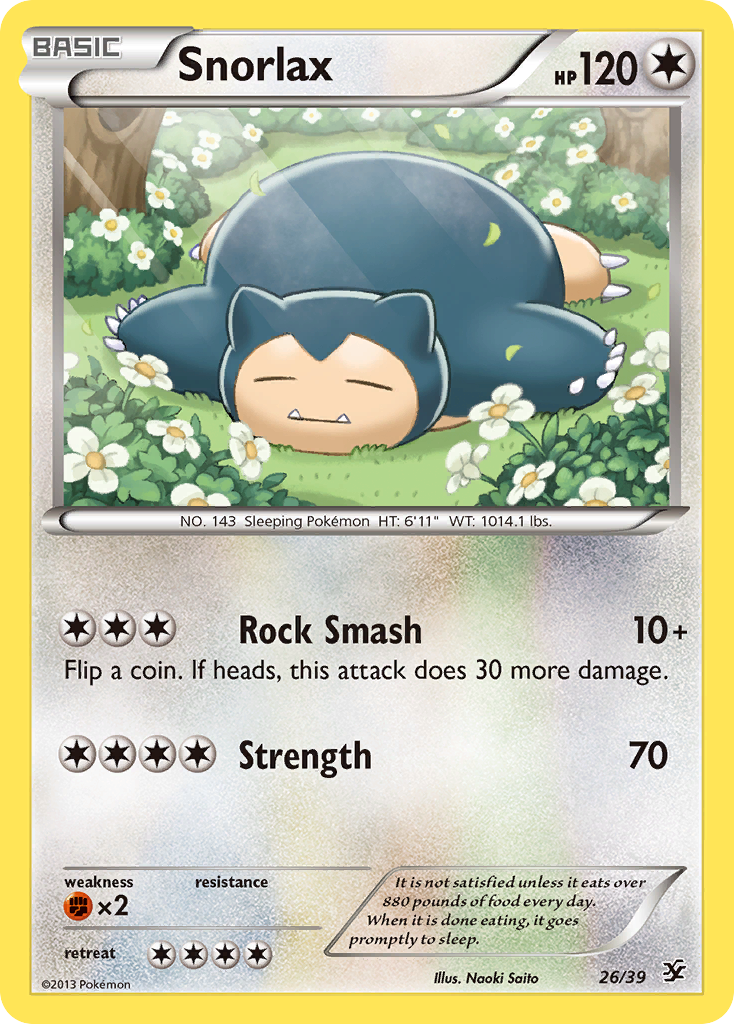 Snorlax (26/39) [XY: Kalos Starter Set] | Sanctuary Gaming