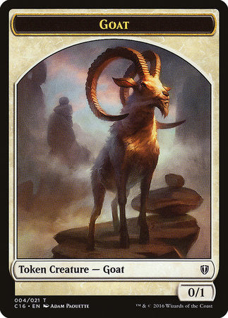 Goat // Thopter Double-sided Token [Commander 2016 Tokens] | Sanctuary Gaming