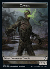Phyrexian // Zombie Double-sided Token [Dominaria United Tokens] | Sanctuary Gaming