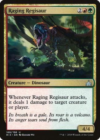 Raging Regisaur [Rivals of Ixalan] | Sanctuary Gaming