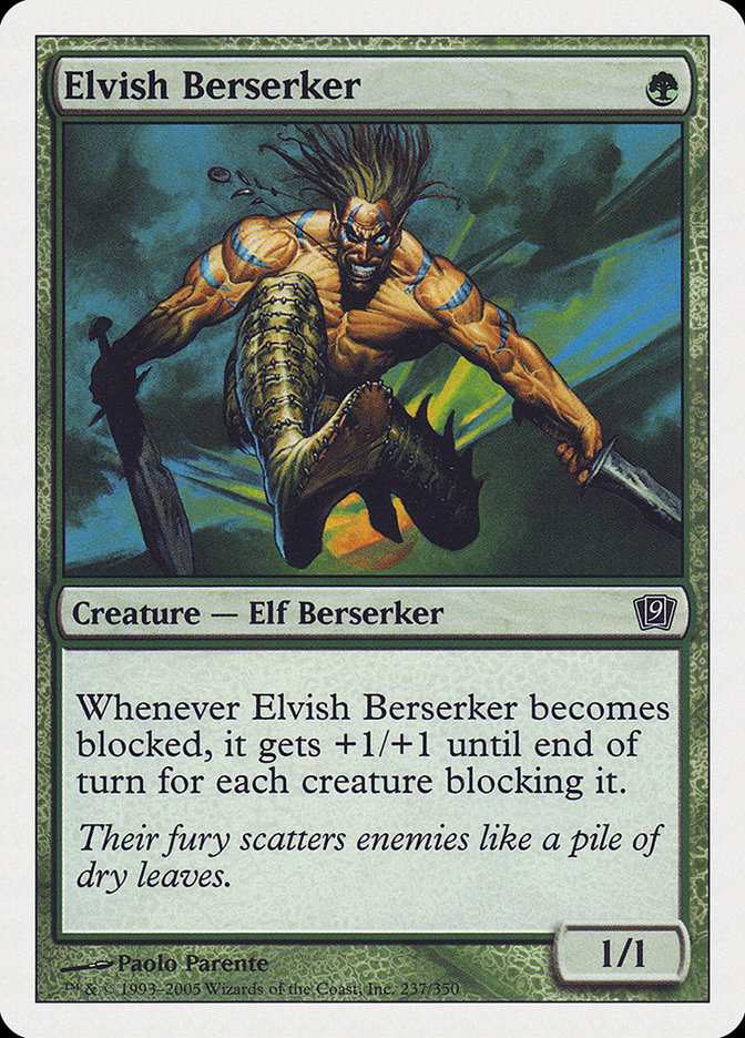 Elvish Berserker [Ninth Edition] | Sanctuary Gaming