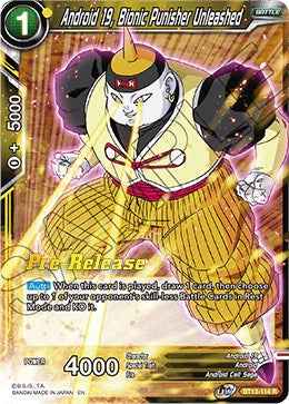 Android 19, Bionic Punisher Unleashed (BT13-114) [Supreme Rivalry Prerelease Promos] | Sanctuary Gaming
