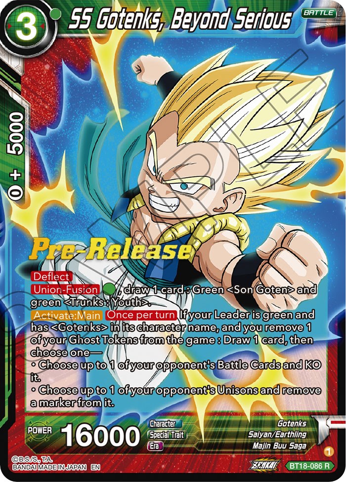 SS Gotenks, Beyond Serious (BT18-086) [Dawn of the Z-Legends Prerelease Promos] | Sanctuary Gaming