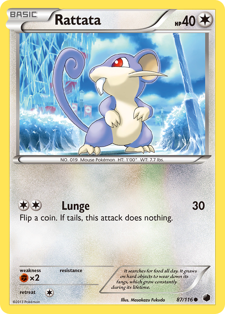 Rattata (87/116) [Black & White: Plasma Freeze] | Sanctuary Gaming