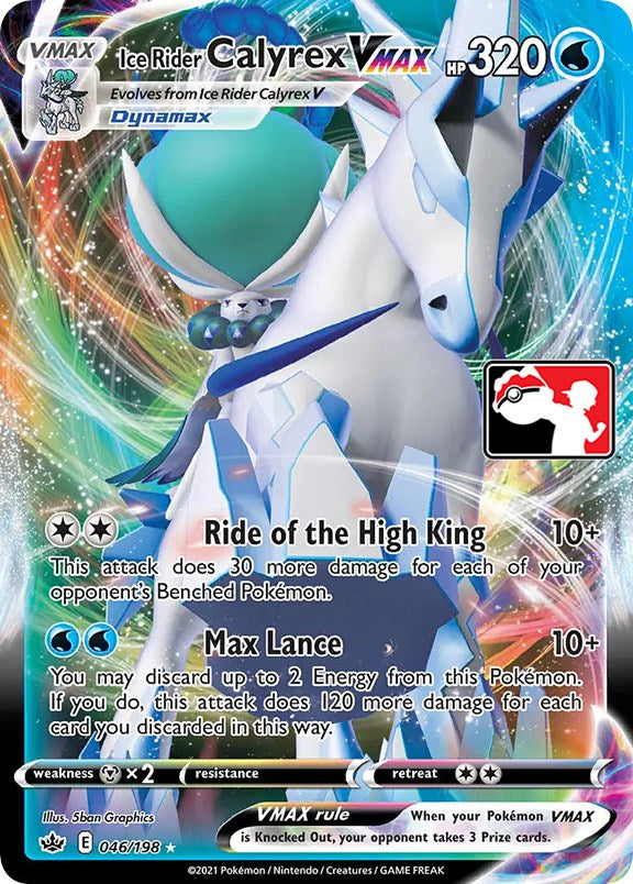 Ice Rider Calyrex VMAX (046/198) [Prize Pack Series One] | Sanctuary Gaming