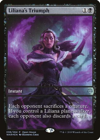 Liliana's Triumph [War of the Spark Promos] | Sanctuary Gaming