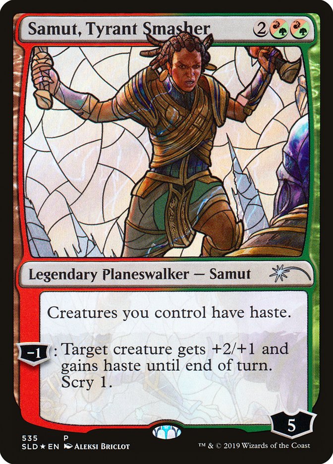 Samut, Tyrant Smasher (Stained Glass) [Secret Lair Drop Promos] | Sanctuary Gaming