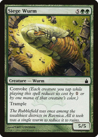Siege Wurm [Ravnica: City of Guilds] | Sanctuary Gaming