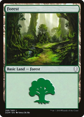 Forest (266) [Dominaria] | Sanctuary Gaming