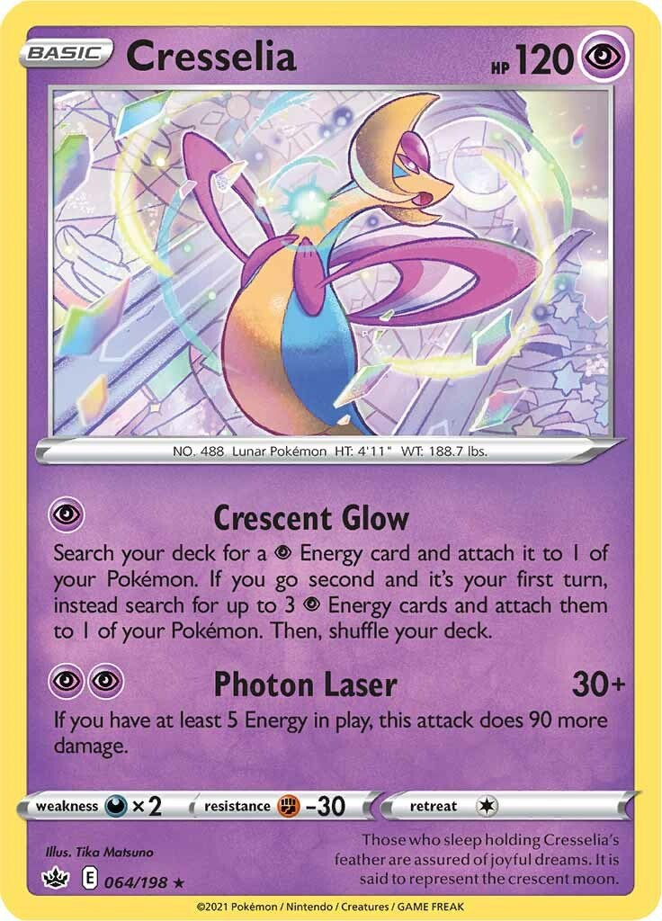 Cresselia (064/198) (Theme Deck Exclusive) [Sword & Shield: Chilling Reign] | Sanctuary Gaming