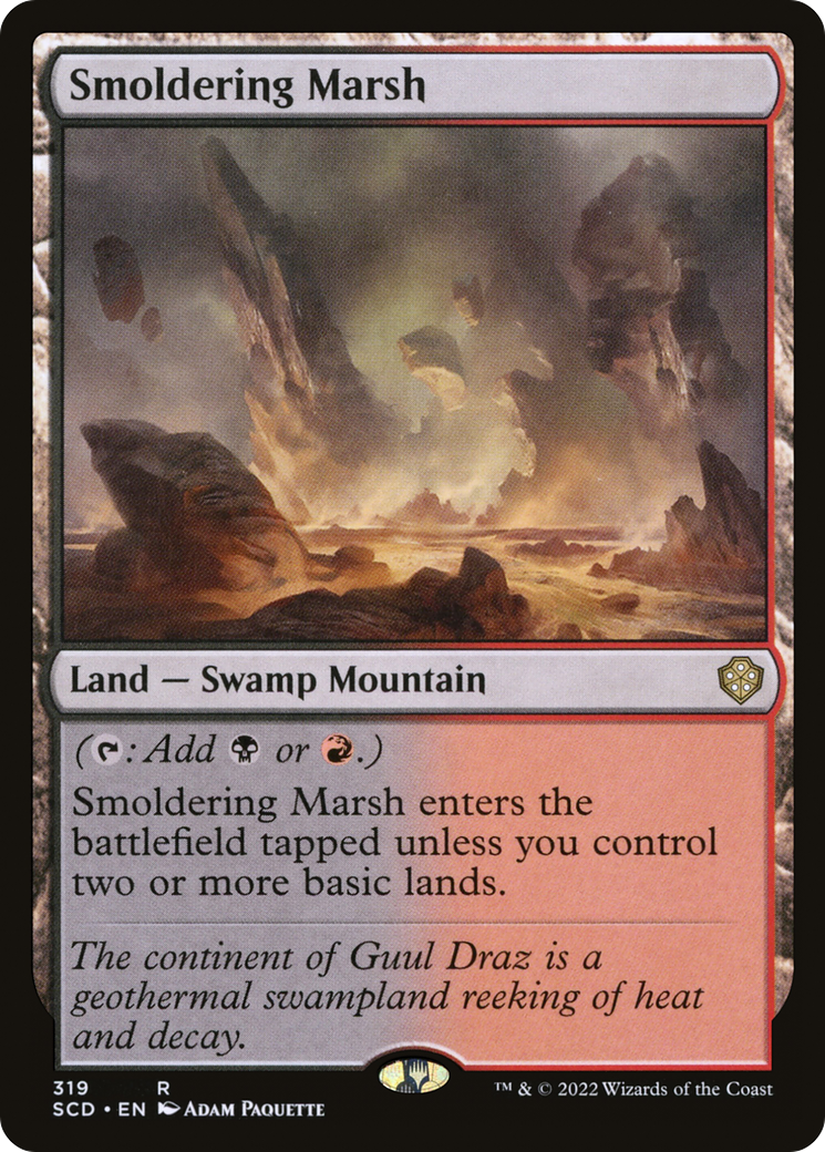 Smoldering Marsh [Starter Commander Decks] | Sanctuary Gaming