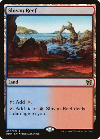 Shivan Reef [Duel Decks: Elves vs. Inventors] | Sanctuary Gaming