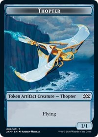 Thopter (008) // Wurm (030) Double-sided Token [Double Masters Tokens] | Sanctuary Gaming