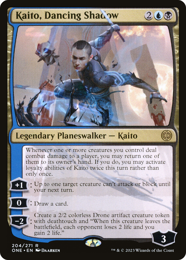 Kaito, Dancing Shadow [Phyrexia: All Will Be One] | Sanctuary Gaming