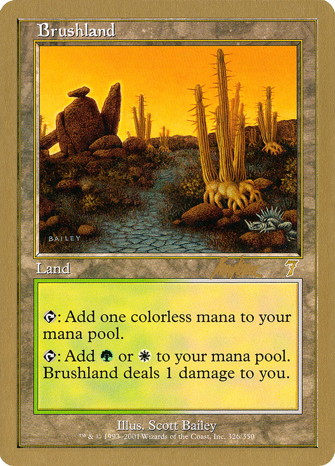 Brushland (Brian Kibler) [World Championship Decks 2002] | Sanctuary Gaming