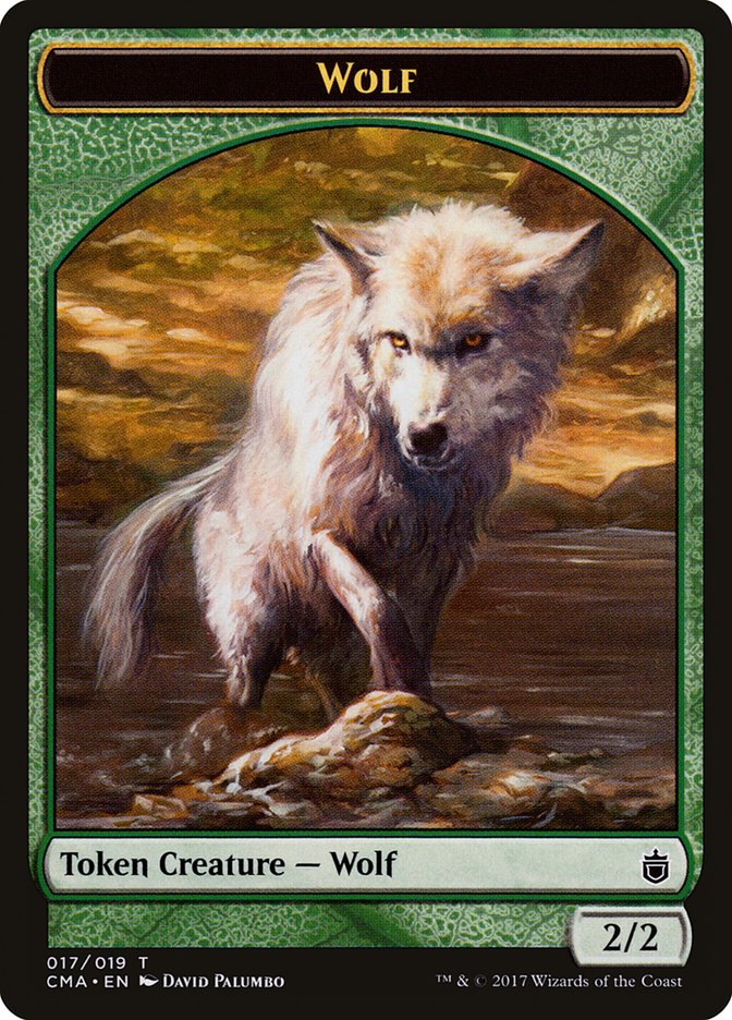 Wolf (017/019) [Commander Anthology Tokens] | Sanctuary Gaming