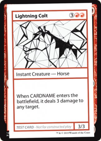 Lightning Colt (2021 Edition) [Mystery Booster Playtest Cards] | Sanctuary Gaming