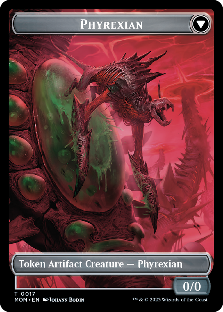 Incubator // Phyrexian (17) Double-Sided Token [March of the Machine Tokens] | Sanctuary Gaming