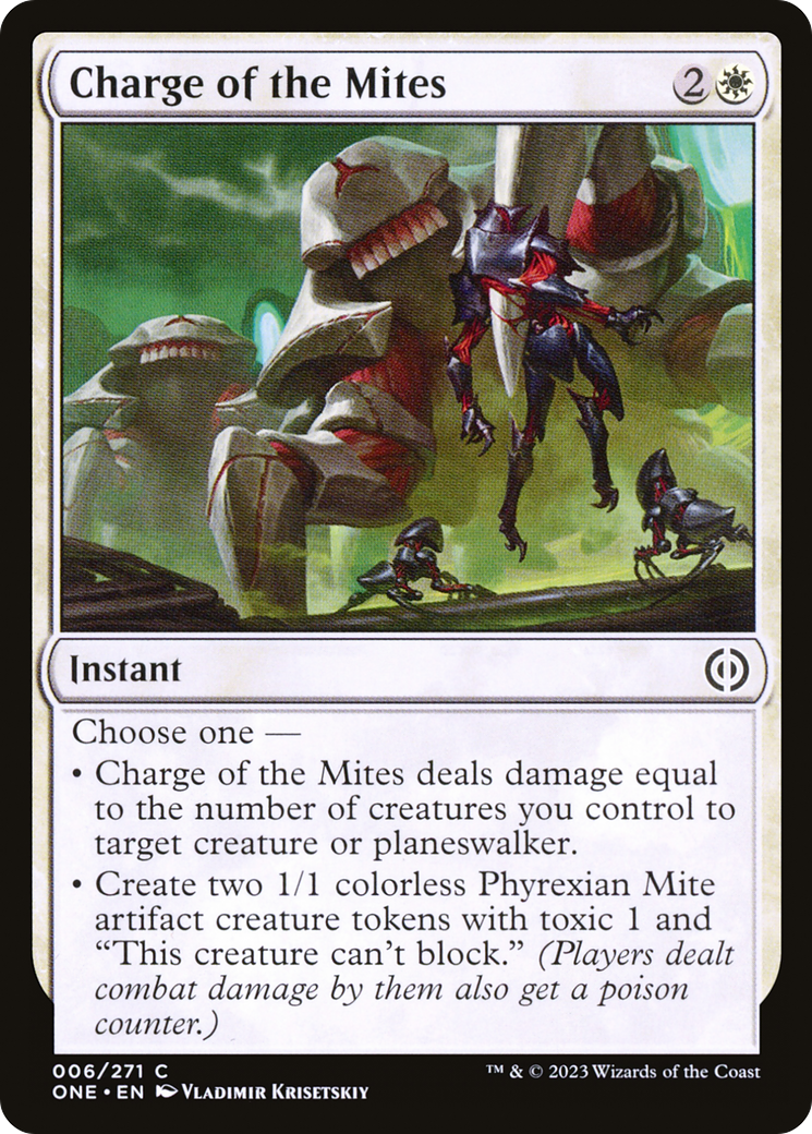 Charge of the Mites [Phyrexia: All Will Be One] | Sanctuary Gaming
