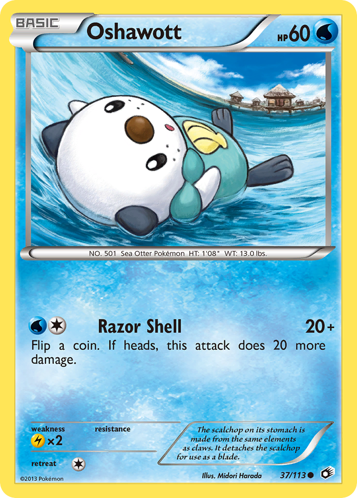 Oshawott (37/113) [Black & White: Legendary Treasures] | Sanctuary Gaming