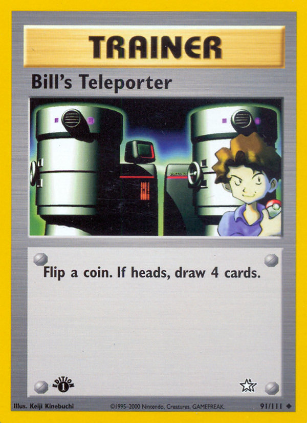 Bill's Teleporter (91/111) [Neo Genesis 1st Edition] | Sanctuary Gaming