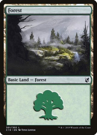 Forest (301) [Commander 2019] | Sanctuary Gaming