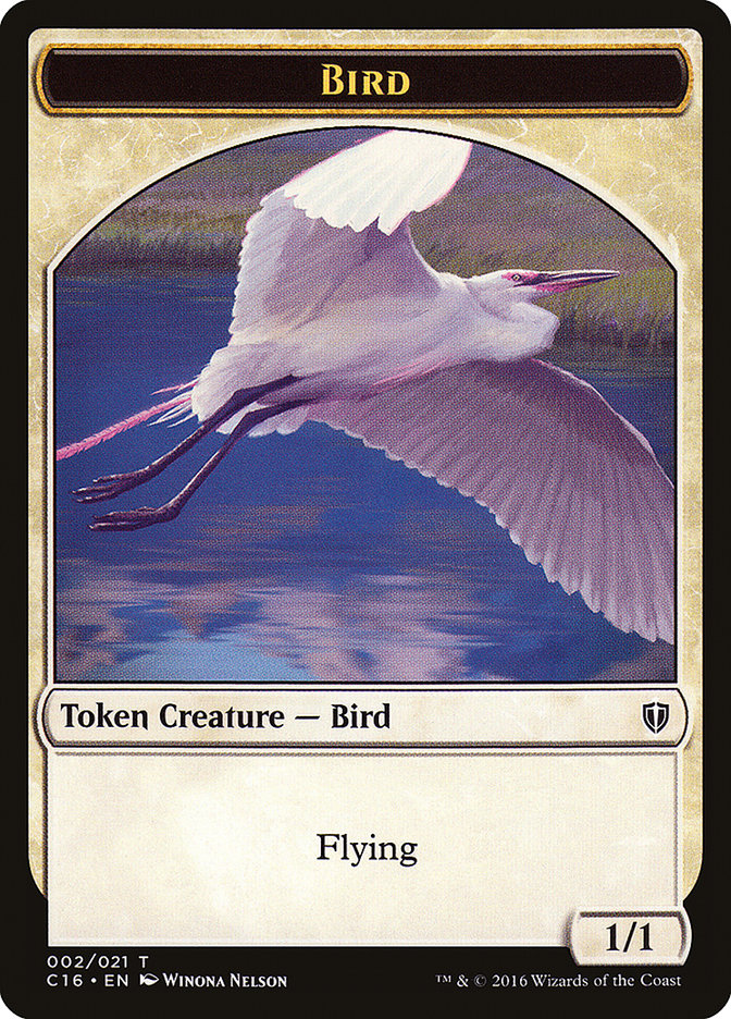 Bird (002/021) [Commander 2016 Tokens] | Sanctuary Gaming