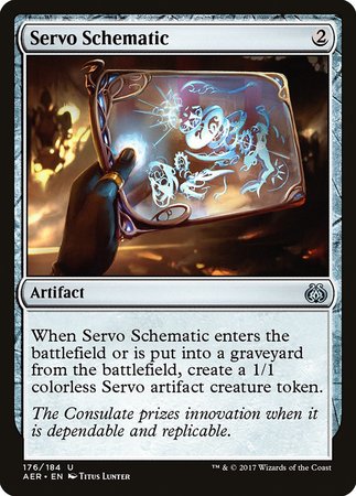 Servo Schematic [Aether Revolt] | Sanctuary Gaming