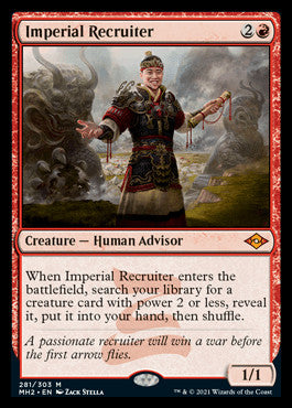 Imperial Recruiter (Foil Etched) [Modern Horizons 2] | Sanctuary Gaming