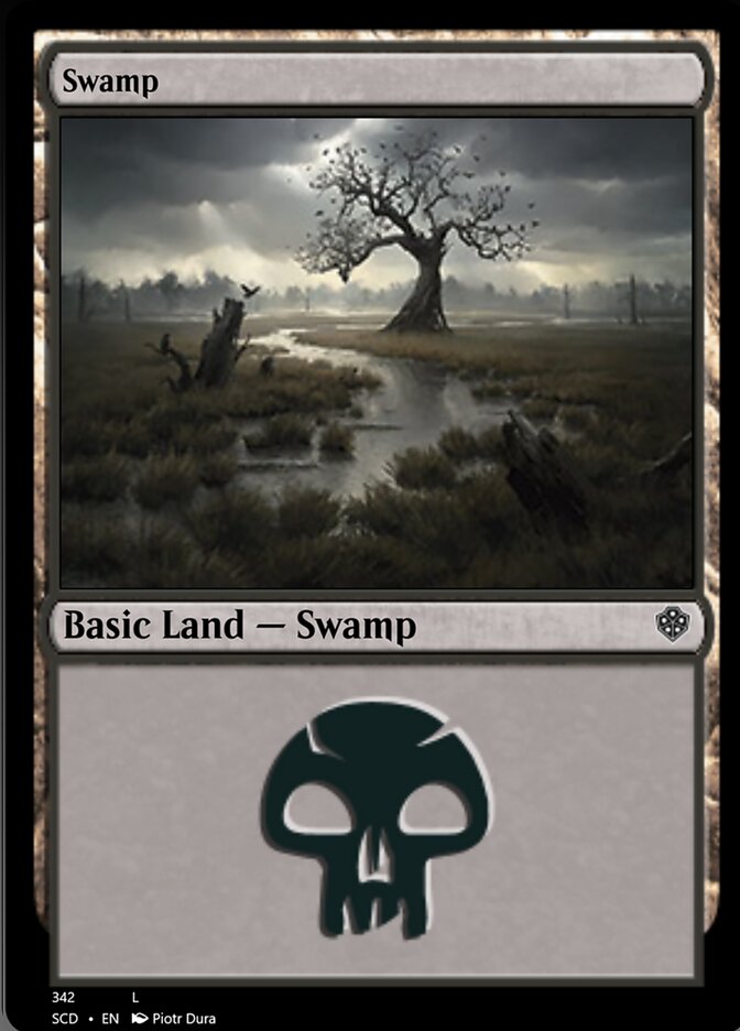 Swamp (342) [Starter Commander Decks] | Sanctuary Gaming