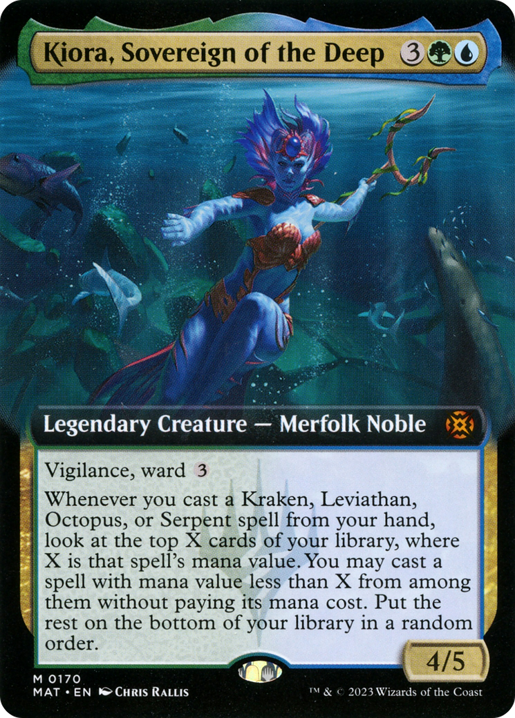 Kiora, Sovereign of the Deep (Extended Art) [March of the Machine: The Aftermath] | Sanctuary Gaming