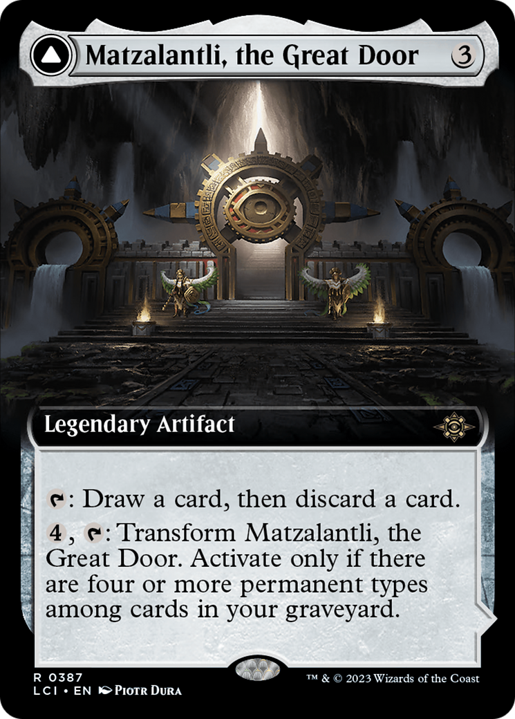 Matzalantli, the Great Door // The Core (Extended Art) [The Lost Caverns of Ixalan] | Sanctuary Gaming