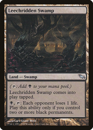 Leechridden Swamp [Shadowmoor] | Sanctuary Gaming