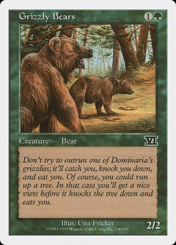 Grizzly Bears [Classic Sixth Edition] | Sanctuary Gaming