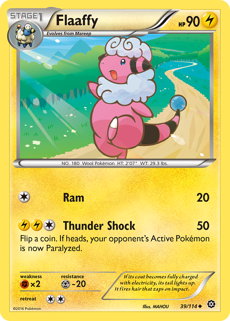 Flaaffy (39/114) [XY: Steam Siege] | Sanctuary Gaming