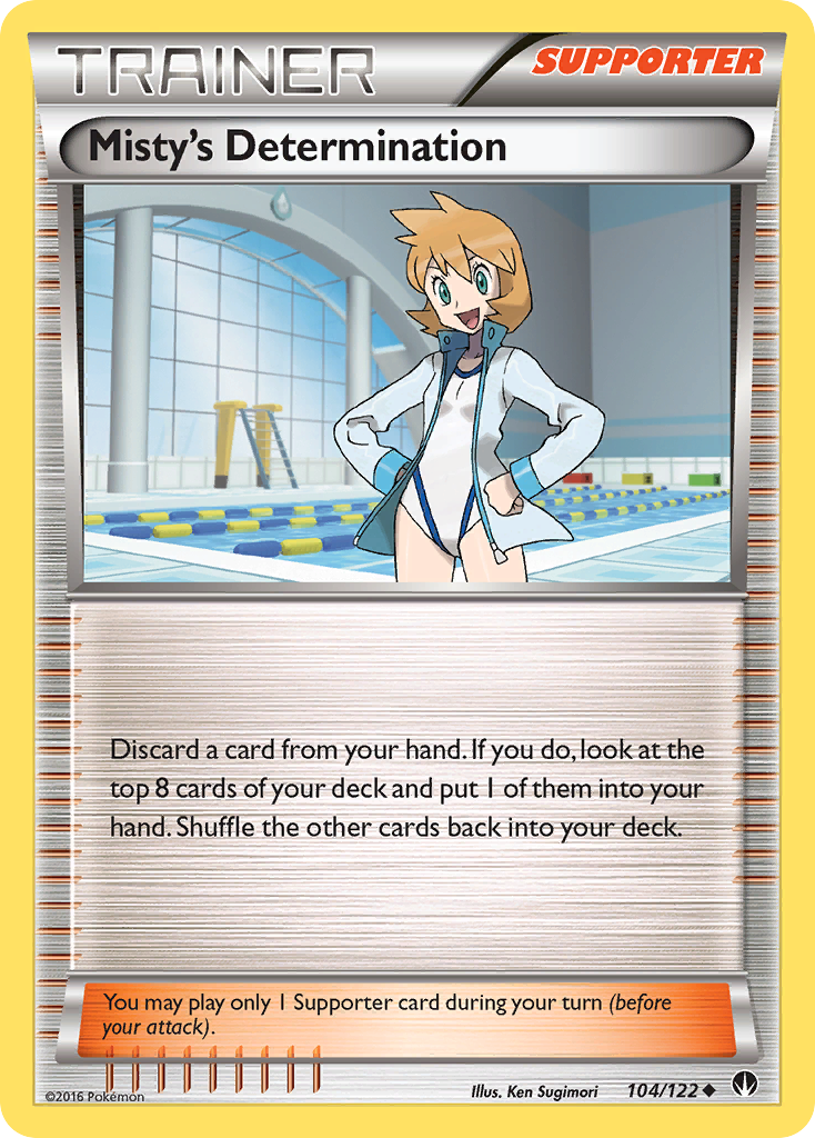 Misty's Determination (104/122) [XY: BREAKpoint] | Sanctuary Gaming