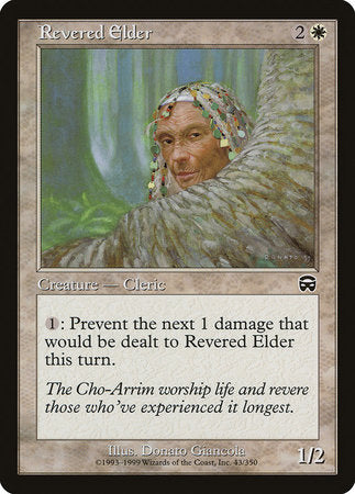 Revered Elder [Mercadian Masques] | Sanctuary Gaming