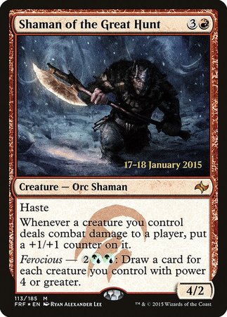 Shaman of the Great Hunt [Fate Reforged Promos] | Sanctuary Gaming