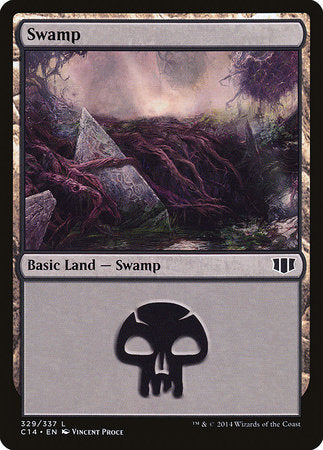 Swamp (329) [Commander 2014] | Sanctuary Gaming
