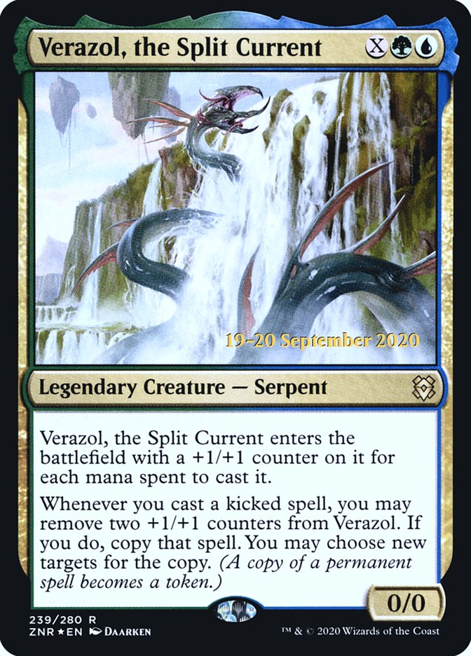 Verazol, the Split Current  [Zendikar Rising Prerelease Promos] | Sanctuary Gaming