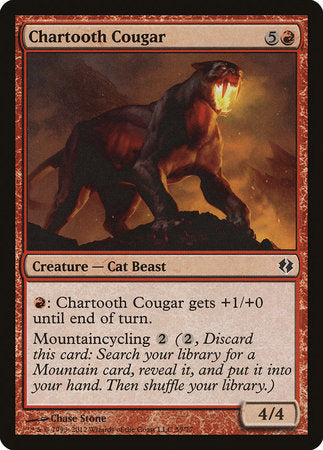 Chartooth Cougar [Duel Decks: Venser vs. Koth] | Sanctuary Gaming