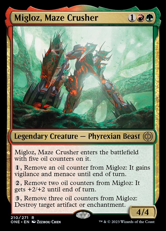 Migloz, Maze Crusher [Phyrexia: All Will Be One] | Sanctuary Gaming