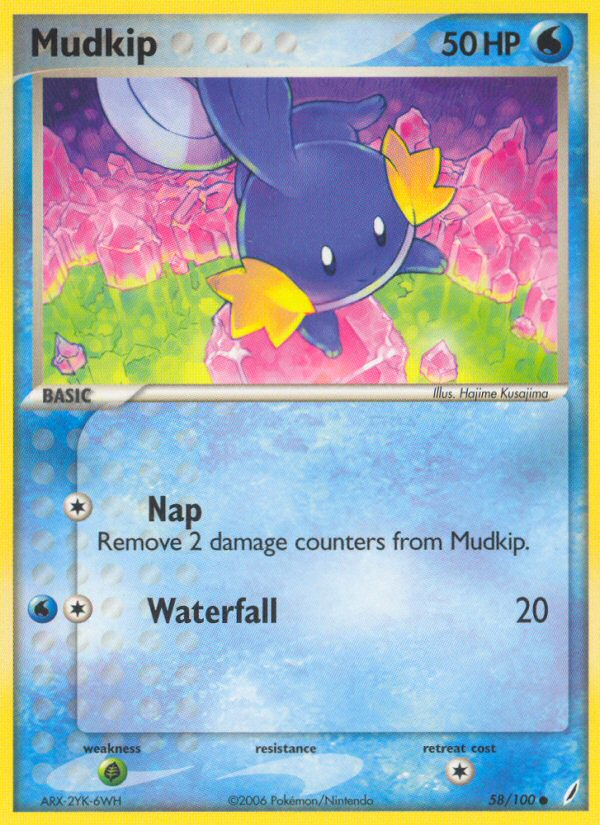 Mudkip (58/100) [EX: Crystal Guardians] | Sanctuary Gaming