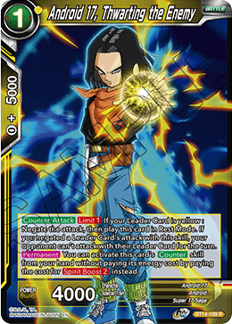 Android 17, Thwarting the Enemy (BT14-109) [Cross Spirits] | Sanctuary Gaming