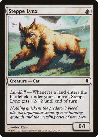 Steppe Lynx [Zendikar] | Sanctuary Gaming