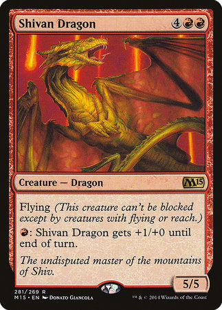 Shivan Dragon [Magic 2015] | Sanctuary Gaming