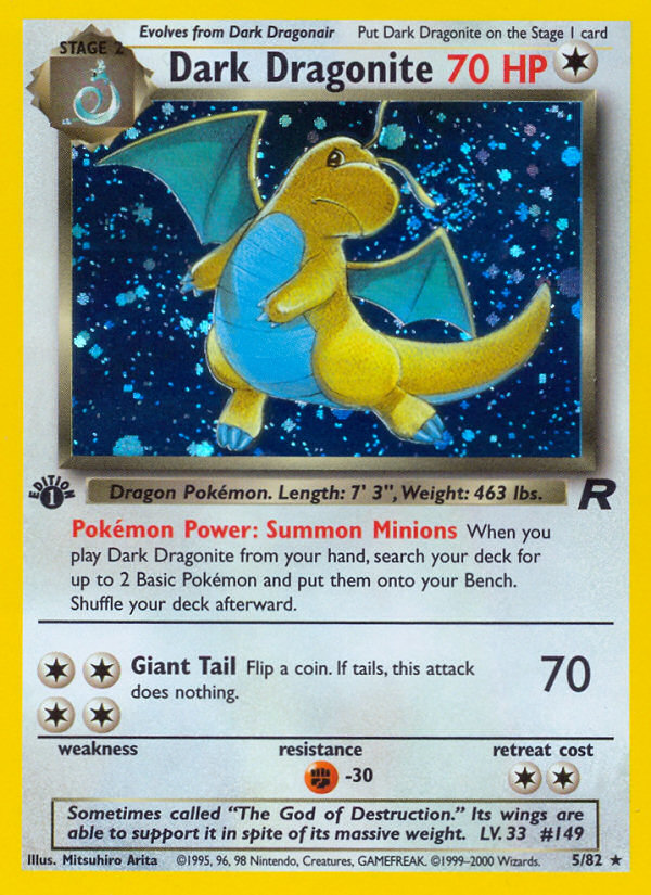 Dark Dragonite (5/82) [Team Rocket 1st Edition] | Sanctuary Gaming