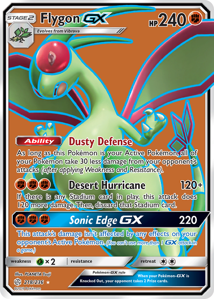 Flygon GX (218/236) [Sun & Moon: Cosmic Eclipse] | Sanctuary Gaming